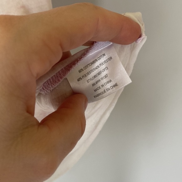 Urban Nation Palm Springs pink distressed style lightweight t-shirt top - Picture 9 of 10